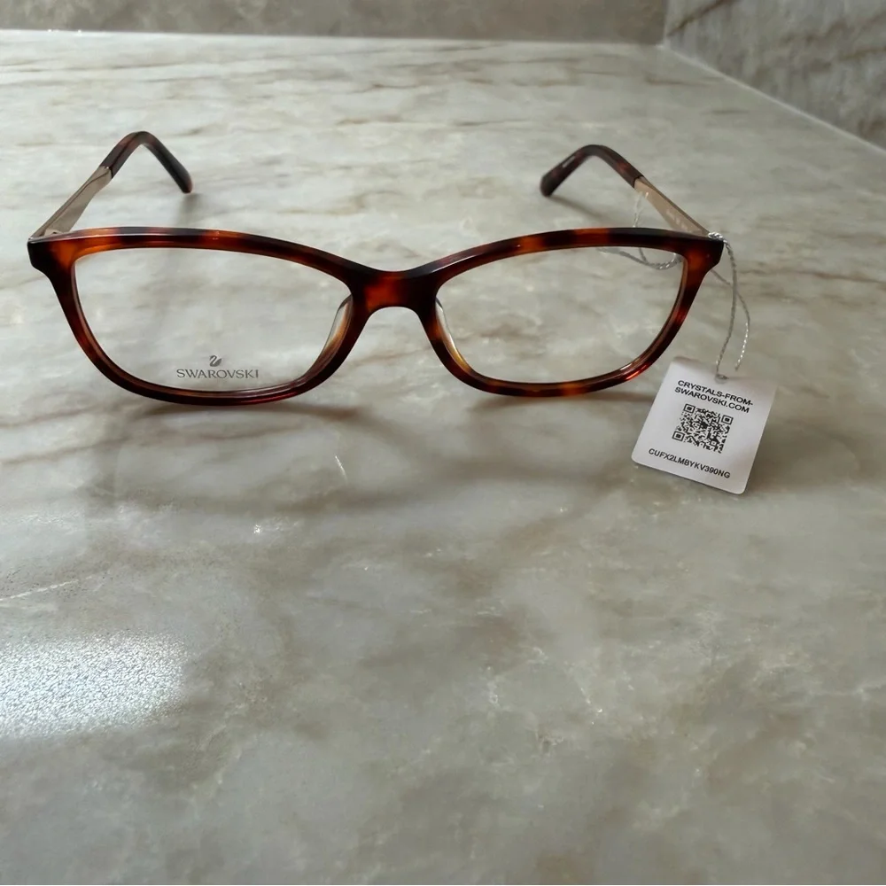 Swarovski Tortoise‎ Shell Rx Glasses SK5412 NEW